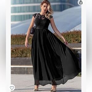 Nwt Miusol Floral Lace Maxi Dress Evening Party Formal Wear 2XL